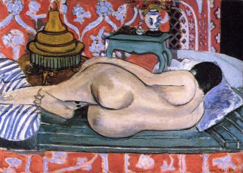 reclining nude seen from the back